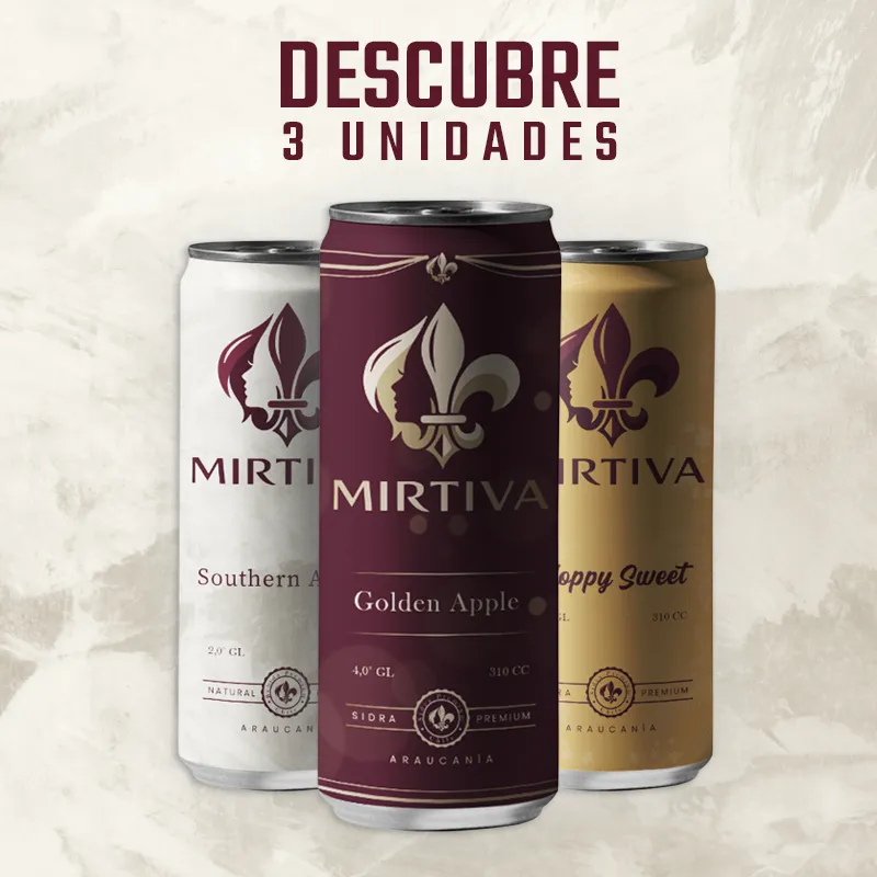 Pack Descubre MIRTIVA · 3 sidras